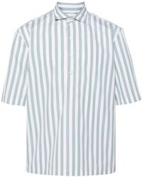 Lardini - Riceroa Striped Cotton Shirt - Lyst