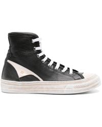 Moma - High-top Leather Sneakers - Lyst