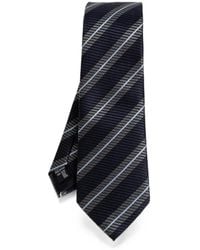 Giorgio Armani - Diagonal-Stripe Silk Tie - Lyst