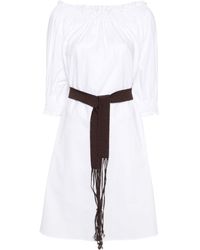P.A.R.O.S.H. - Caniox Belted Mini Dress - Lyst