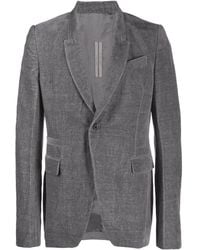 Rick Owens - Fluwelen Blazer - Lyst
