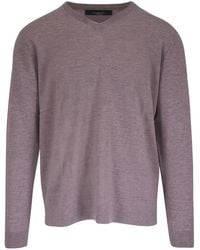 Kinross Cashmere - V-Neck Sweater - Lyst