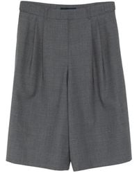 Juun.J - Pantalones Cortos Con Cinturón - Lyst