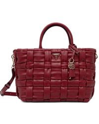 Guess - Marion Woven Tote Bag - Lyst