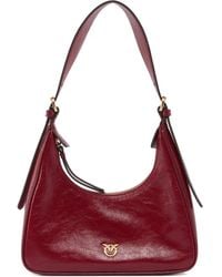 Pinko - Small Miss Leather Shoulder Bag - Lyst