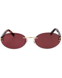 Marc Jacobs - Rimless Oval-Frame Sunglasses - Lyst