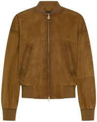 Peuterey - Ruti Suede Bomber Jacket - Lyst