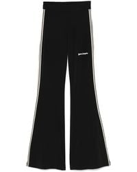 Palm Angels - Wide-Leg Trousers With Contrasting Stripe Detail - Lyst