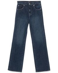 7 For All Mankind - Jeans mit Bleach-Effekt - Lyst