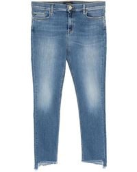 Pinko - Sabrina Frayed Skinny Jeans - Lyst