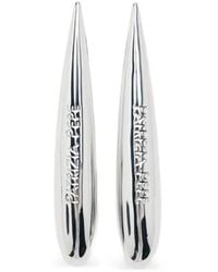 Patrizia Pepe - Logo-Engraved Drop Earrings - Lyst