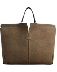 Tod's - Di Bag Folio Leather Tote Bag - Lyst