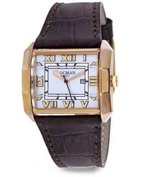 LOCMAN - Leather-Strap 41Mm Watch - Lyst