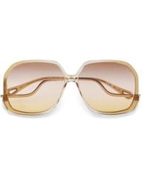Chloé - Oversized Geometric-Frame Sunglasses - Lyst