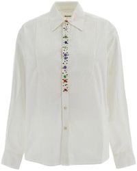 Bode - Button Jar Embellished Pintuck-Pleat Shirt - Lyst