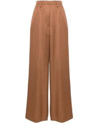 Forte Forte - Hose Mit Weitem Bein - Lyst