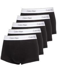 Calvin Klein - Logo-Waistband Trunks (Set Of Five) - Lyst