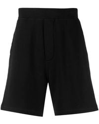DSquared² - Icon Knee-Length Track Shorts - Lyst