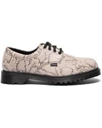Dr. Martens - X Supreme Snakeskin-Effect Shoes - Lyst