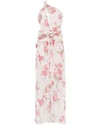 Blumarine - Maxikleid Mit Blumen-Print - Lyst