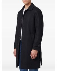 Lardini - Belted Single-Breasted Coat - Lyst