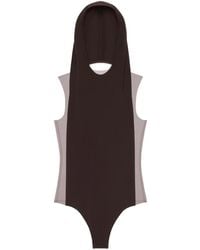 Courreges - Illusion Body Mit Kapuze - Lyst