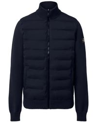 Ecoalf - Quilted Panel-Knit Jacket - Lyst