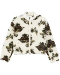 Moncler - Zip-Up Shearling-Effect Jacket - Lyst
