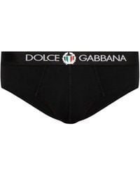 Dolce & Gabbana - Brando Logo-Waistband Briefs - Lyst