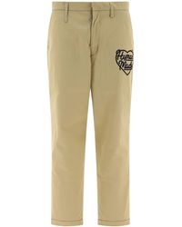 Human Made - Straight Broek Met Hartvormig Logo - Lyst