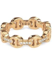 Hoorsenbuhs - 18K Dame Tri-Link Diamond Ring - Lyst