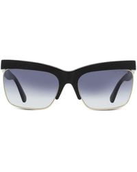 Moncler - X Veronica Leoni Rectangle-frame Sunglasses - Lyst