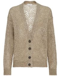 Brunello Cucinelli - V-Necked Cardigan - Lyst
