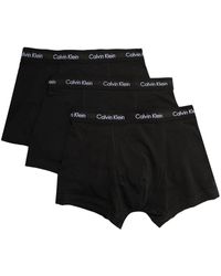 Calvin Klein - Pack de tres bóxeres slip-on - Lyst