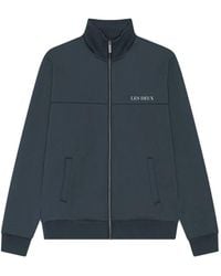 Les Deux - Track Logo-Print Zip-Up Jacket - Lyst