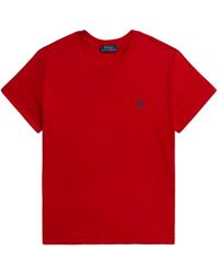 Polo Ralph Lauren - Pony-Motif Cotton T-Shirt - Lyst