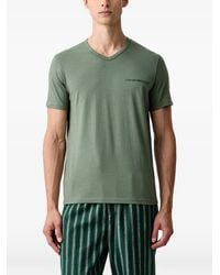 Emporio Armani - Logo-Print V-Neck T-Shirts (Set Of Two) - Lyst