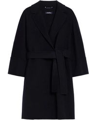 Max Mara - Arona Belted Double-Faced Wool Coat - Lyst