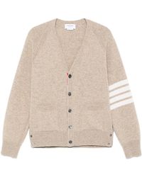 Thom Browne - 4-Bar Cardigan Mit Streifen - Lyst