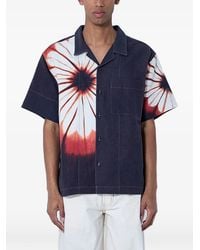 STORY mfg. - Tie-Dye Patch-Pocket Short-Sleeve Shirt - Lyst