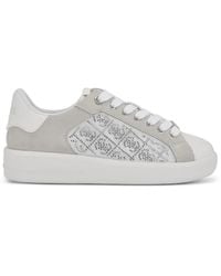 Guess - Roki Rhinestone-Embellished Low-Top Sneakers - Lyst