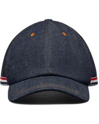 Thom Browne - Selvedge Denim Baseball Cap - Lyst