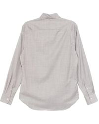 Canali - Oxford Wool Shirt - Lyst