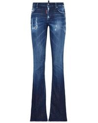 DSquared² - Distressed Flared Jeans - Lyst