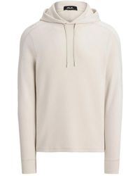 Ralph Lauren - Waffle-Knit Drawstring Hoodie - Lyst