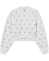 Off-White c/o Virgil Abloh - Lurex Little Arrows Sweatshirt - Lyst
