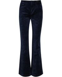 PAIGE - Flared Broek Met Riemlussen - Lyst