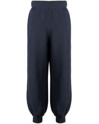 KENZO - Floral-Print Cotton Track Pants - Lyst
