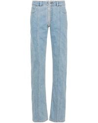 Mugler - Jeans Mit Geradem Bein - Lyst