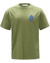 JW Anderson - Camiseta con logo Anchor bordado - Lyst
